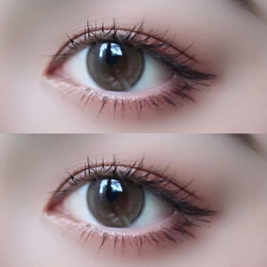 「高端美瞳」富婆之选 WINNI 台妹甜棕 hebe brown 回购率高 强推 14.5 年抛 超气质高级感强强的款式 含硅水凝胶 商品图3