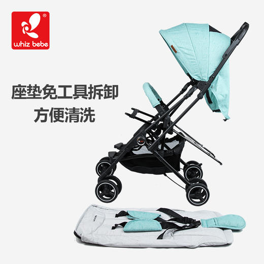 荟智婴儿推车可坐可躺大空间便携式四季通用超轻便一键折叠HD788 商品图2