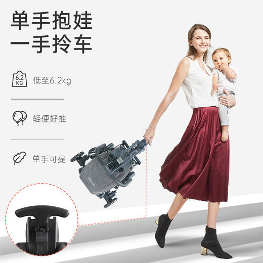荟智婴儿推车可坐可躺宝宝推车轻便折叠简易超轻小遛娃神器 商品图0