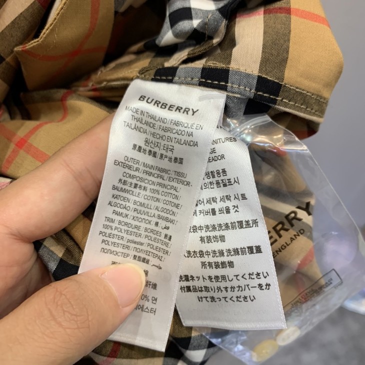 巴宝莉原厂渠道硬货女士长袖衬衫裙