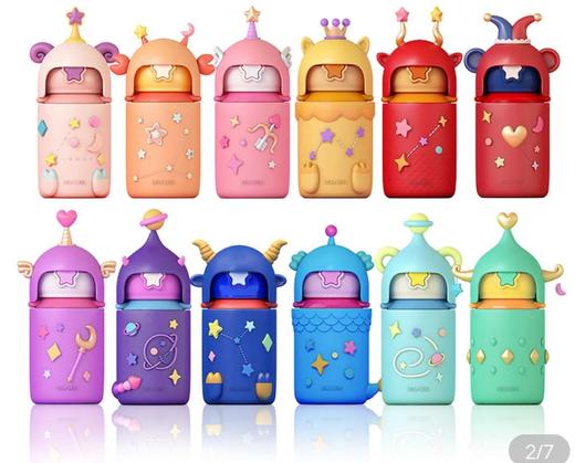 熊本士2021潮品星座双用两用保温杯316不锈钢300ML 商品图2