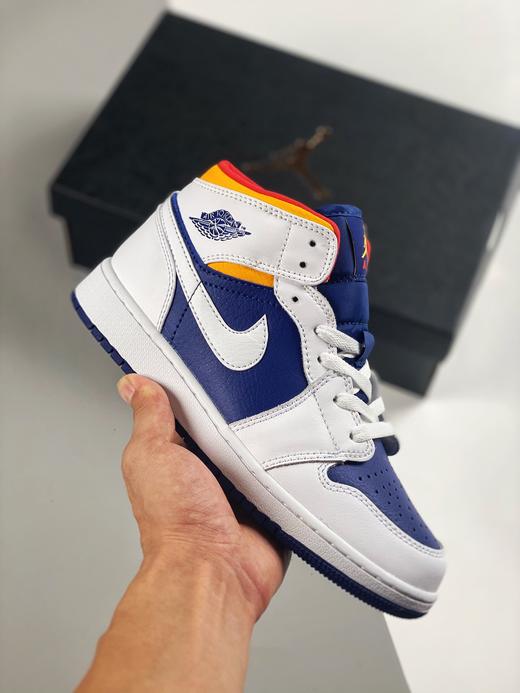 qiao一白蓝金中帮 商品图0