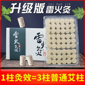 雷火灸艾柱直径2cm高度3.3cm一盒54粒