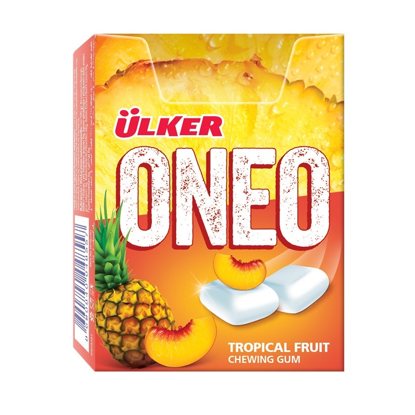 优客热带水果味口香糖 27g（485-05）