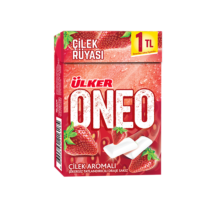 优客牌草莓味口香糖 27g（00485-04）