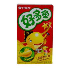 好丽友好多鱼浓香茄汁膨化食品33g