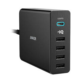 ANKER POWERPORT+ 5 PORT USB-C POWER DELIVERY A2053 充电器JPY带授权招加盟代理