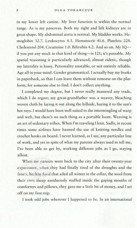 【中商原版】云游（2018年国际布克奖）英文原版 Flights 文学 Olga Tokarczuk 2018年诺贝尔文学奖得主 商品图5