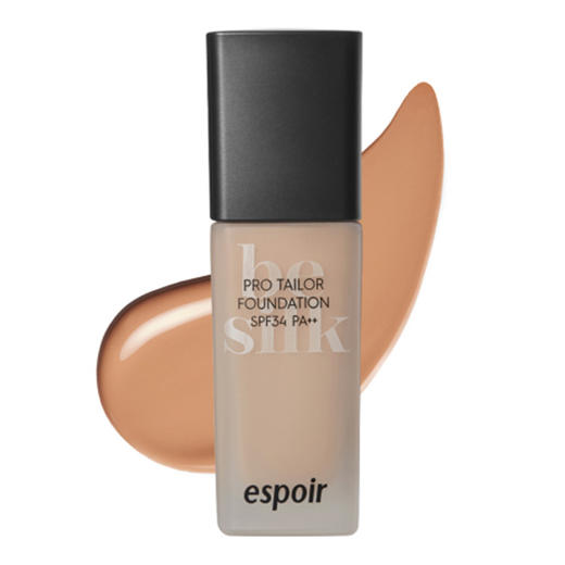 艾丝珀 espoir PRO TAILOR FOUNDATIONBESILKAD 粉底液 10号 DEEPJPY带授权招加盟代理 商品图1