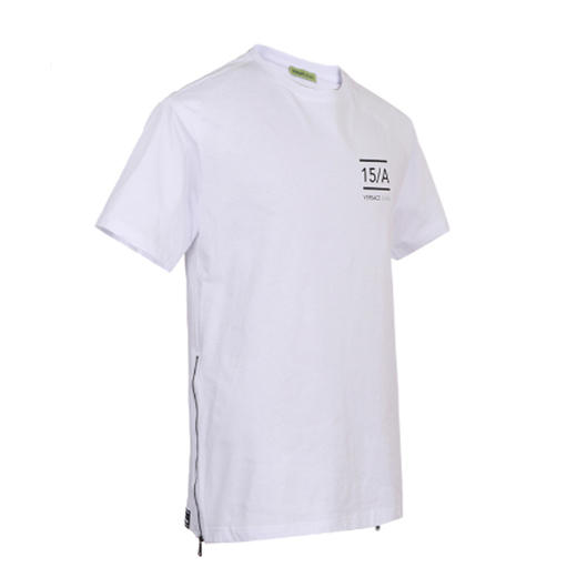 VERSACE JEANS 范思哲 男士棉质圆领字母短袖T恤 白色 B3GTB76F 36610 003 商品图2