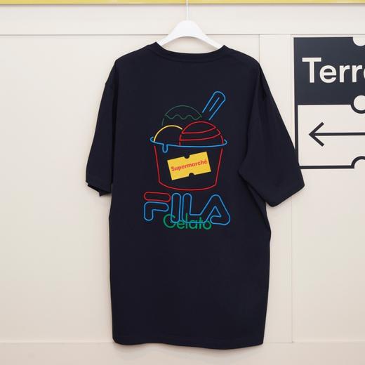 FILA斐乐韩国Super Makche Gelato菜单设计款短袖JPY带授权招加盟代理 商品图0