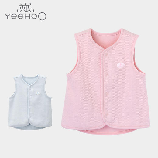 英氏婴儿背心男女宝秋冬莫代尔家居服马甲上衣YLPAJ30006A01 YLPAJ30007A01 商品图0