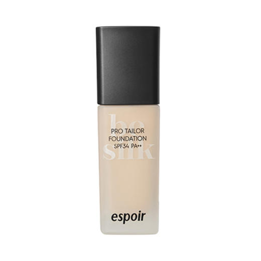 艾丝珀 espoir PRO TAILOR FOUNDATION BE SILK AD粉底液3号IVORYJPY带授权招加盟代理 商品图0