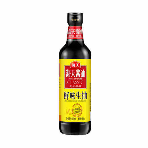 海天鲜味生抽三级酱油500ml 商品图0