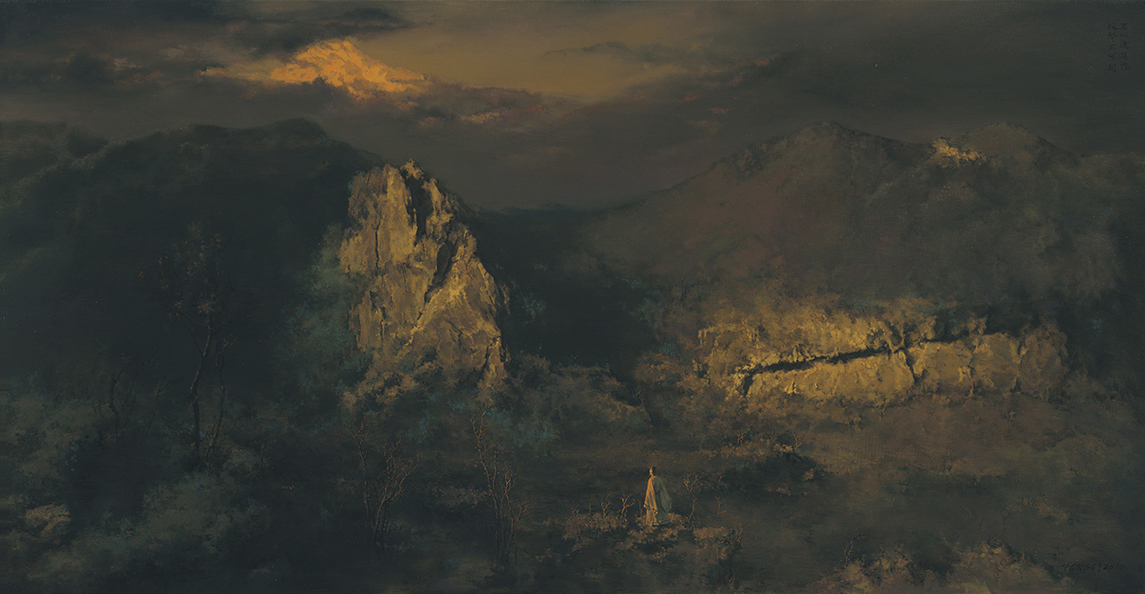 彭斯限量签名版画——君心逢摇落 秋声不可闻