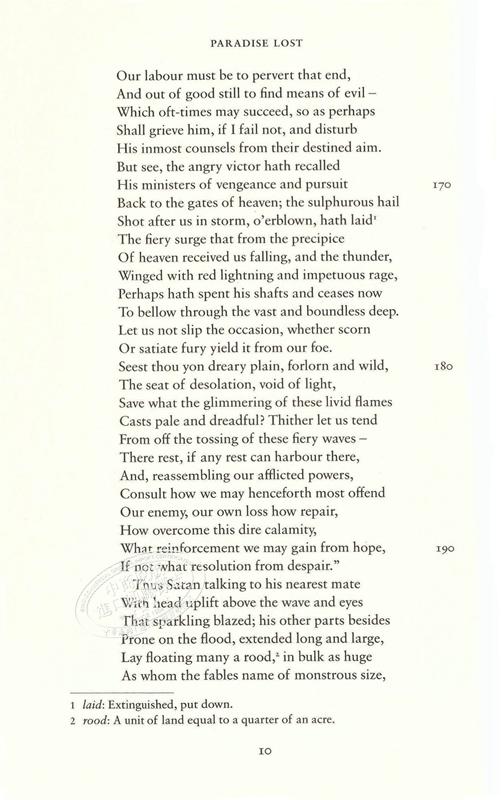 【中商原版】弥尔顿：失乐园 英文原版 Alma Classics: Paradise Lost 经典文学 Milton John 商品图7