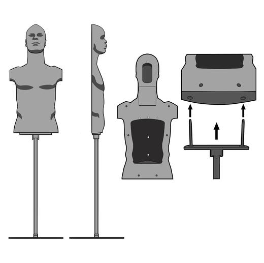 高密度复合战术训练标靶（底座） 商品图0