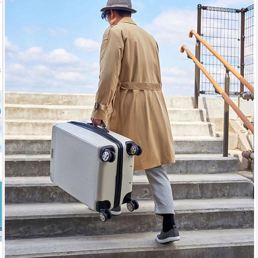 银座复古行李箱小清新拉杆箱万向轮女ins网红登机旅行箱潮A-9011L 商品图0