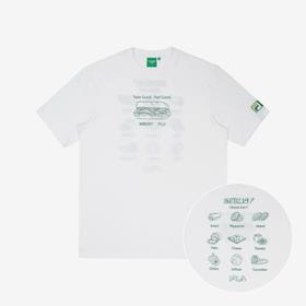 FILA斐乐韩国赛百味食谱宽松短袖FS2RSC2W03X_OWHJPY带授权招加盟代理