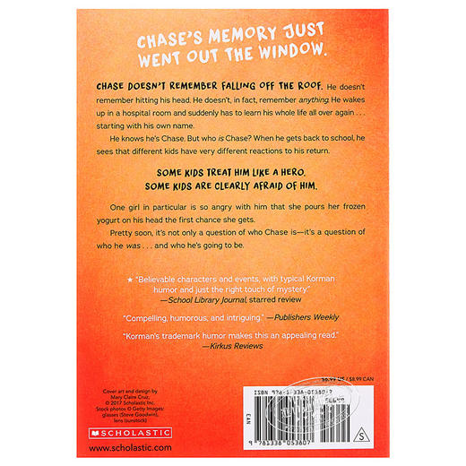 【中商原版】重新开始 英文原版 Restart 都市小说 Gordon Korman 商品图1