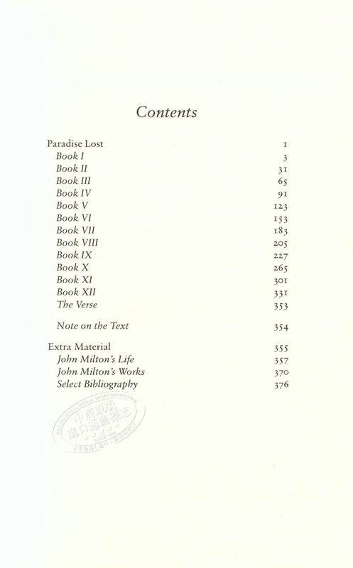 【中商原版】弥尔顿：失乐园 英文原版 Alma Classics: Paradise Lost 经典文学 Milton John 商品图4