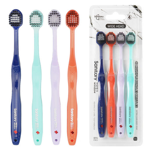 日式宽头套装独立包装牙刷， 商品图6