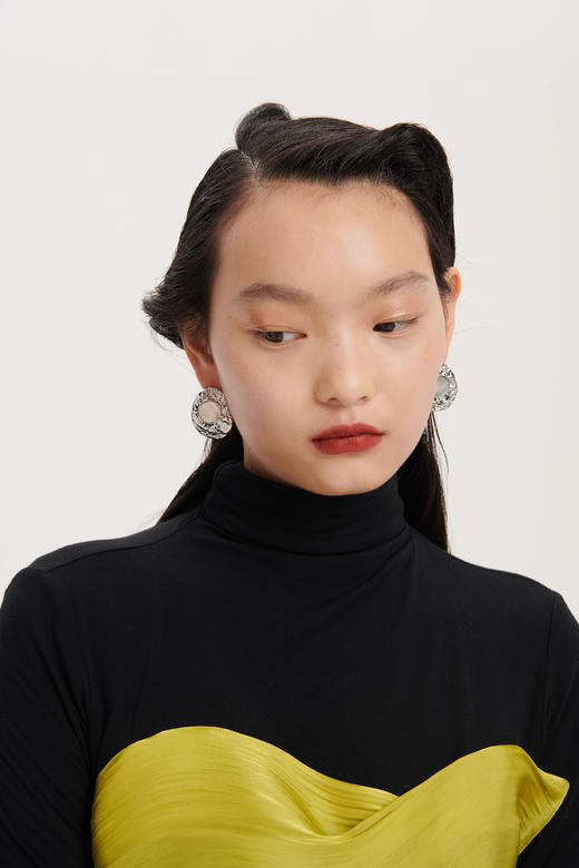 deepmoss * atelier so 大号贝母耳环耳夹