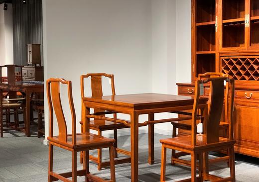 红桥红  家具严选  缅甸花梨（大果紫檀）  【88方桌五件套】 商品图6