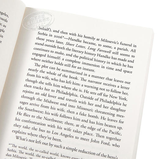 【中商原版】彼得汉德克：短信长别 Short Letter, Long Farewell 英文原版  Peter Handke  2019诺贝尔文学奖 商品图3