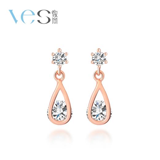 水滴百搭港风银925耳坠 商品图5