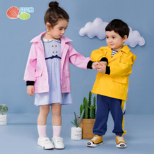贝贝怡男女宝宝外套上衣风衣春秋款外套上衣213S2858
 商品图0