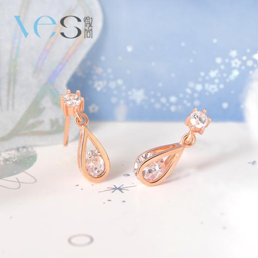 水滴百搭港风银925耳坠 商品图2