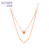 【一口价福利款】玫瑰色18K金钻石套链KN018107 商品缩略图1
