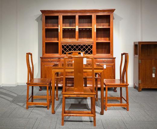 红桥红  家具严选  缅甸花梨（大果紫檀）  【88方桌五件套】 商品图0