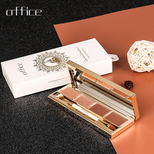 欧菲姿红毯缪斯眼彩盘四色大地眼影香槟金 商品图0