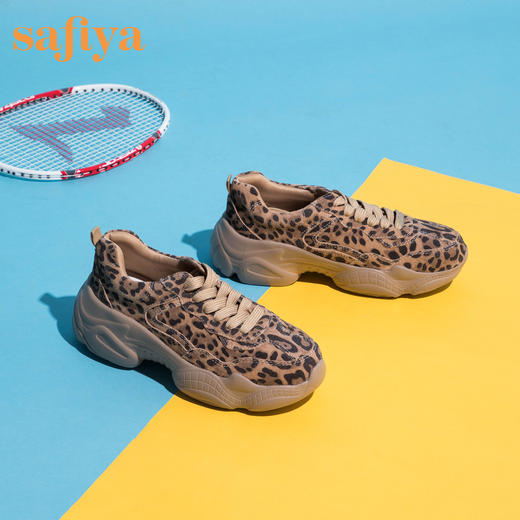 商场同款 |safiya 索菲娅 秋季休闲豹纹老爹鞋SF93112016 商品图4
