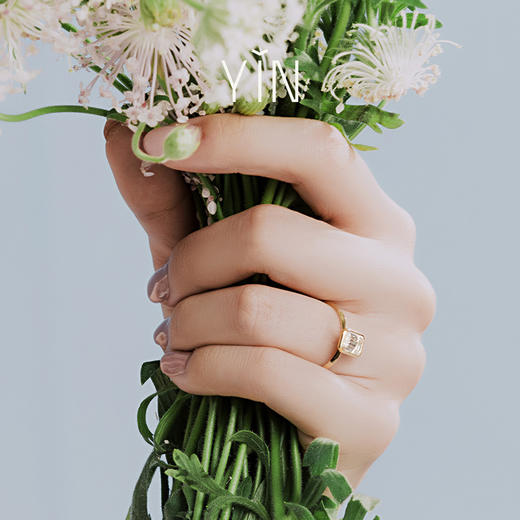 「姻」系列挚爱祖母绿戒指 钻戒 商品图3