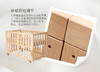 英氏实木婴儿床儿童床BB床百变床多功能新生儿床游戏床184A0771 商品缩略图10