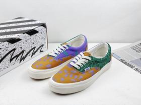 Vans Vault OG Era LX高端支线棕色骷髅 浮世绘浪低帮 硫化帆布低帮休闲板鞋