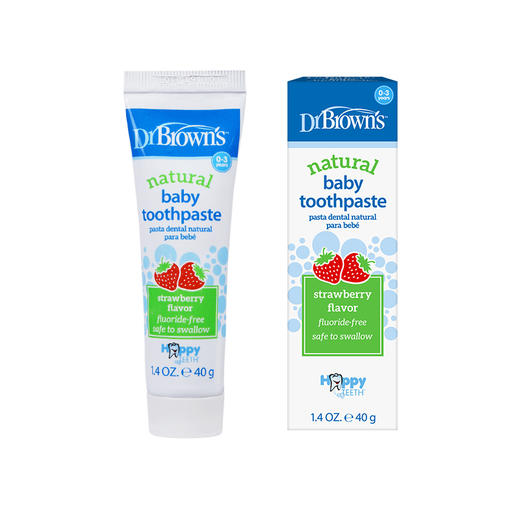 布朗博士Dr Brown's婴幼儿天然无氟防蛀牙水果香型1-6岁儿童牙膏DBS-HG063/DBS-HG025 商品图0