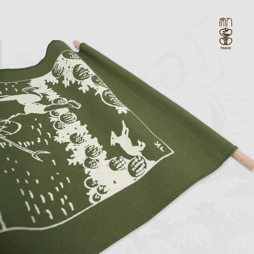 “闰土刺猹”卷轴挂画 商品图2