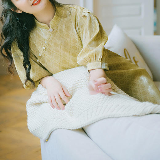 裁缝学苑AG84 法式复古改良旗袍泡泡袖连衣裙服装纸样女装裁剪图 商品图1