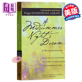 预售 【中商原版】莎士比亚：仲夏夜之梦 英文原版 Folger Shakespeare Library：A Midsummer Night’s Dream