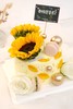 2020教师节：向日葵6寸加高戚风蛋糕，4层戚风胚+3层夹心，夹心默认火芒，其他请备注！均配送贺卡、蜡烛 商品缩略图3