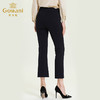 乔万尼新款裤子微喇双排扣设计感休闲气质高腰显瘦显高长裤ES3F509 商品缩略图3
