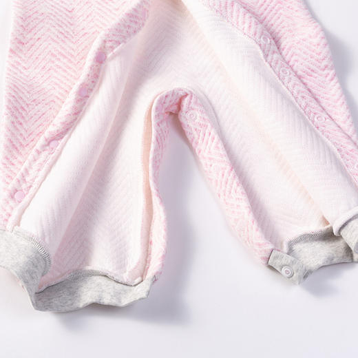 贝贝怡婴幼儿童装新款连体春秋衣可爱爬服哈衣男女宝宝加厚睡衣214L484
 商品图11