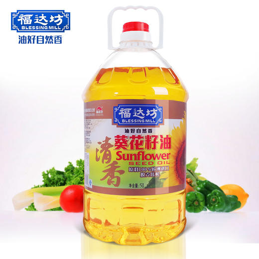 （乡村振兴商品）福达坊清香葵花籽油5L【仅工作日发货】 商品图0