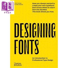 【中商原版】Designing Fonts 英文原版 字体设计:专业字体设计导论