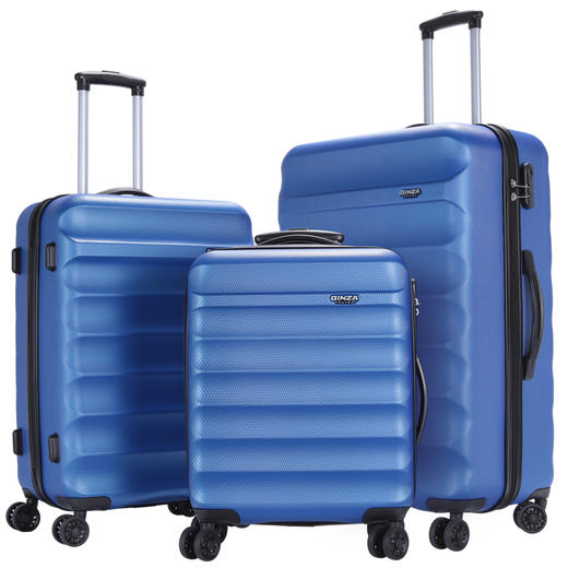 银座GinzaTravel 欧美款轻奢防刮擦ABS材质硬壳超轻拉杆箱A-9123 商品图9