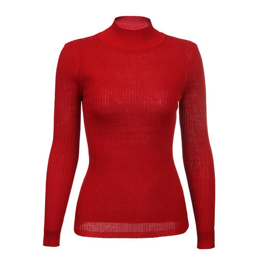 VIMAGE纬漫纪春季新款简约百搭基础款纯色半高领针织打底衫女V1201804 商品图4